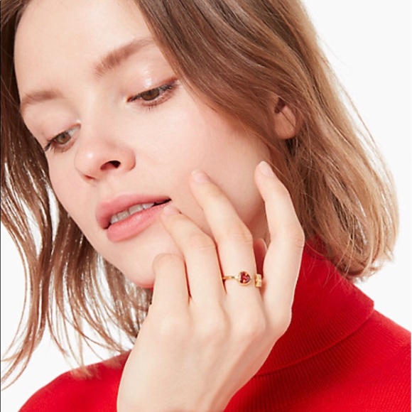 NWT Kate Spade Romantic Rocks Ring πRAREπ - Picture 3 of 4